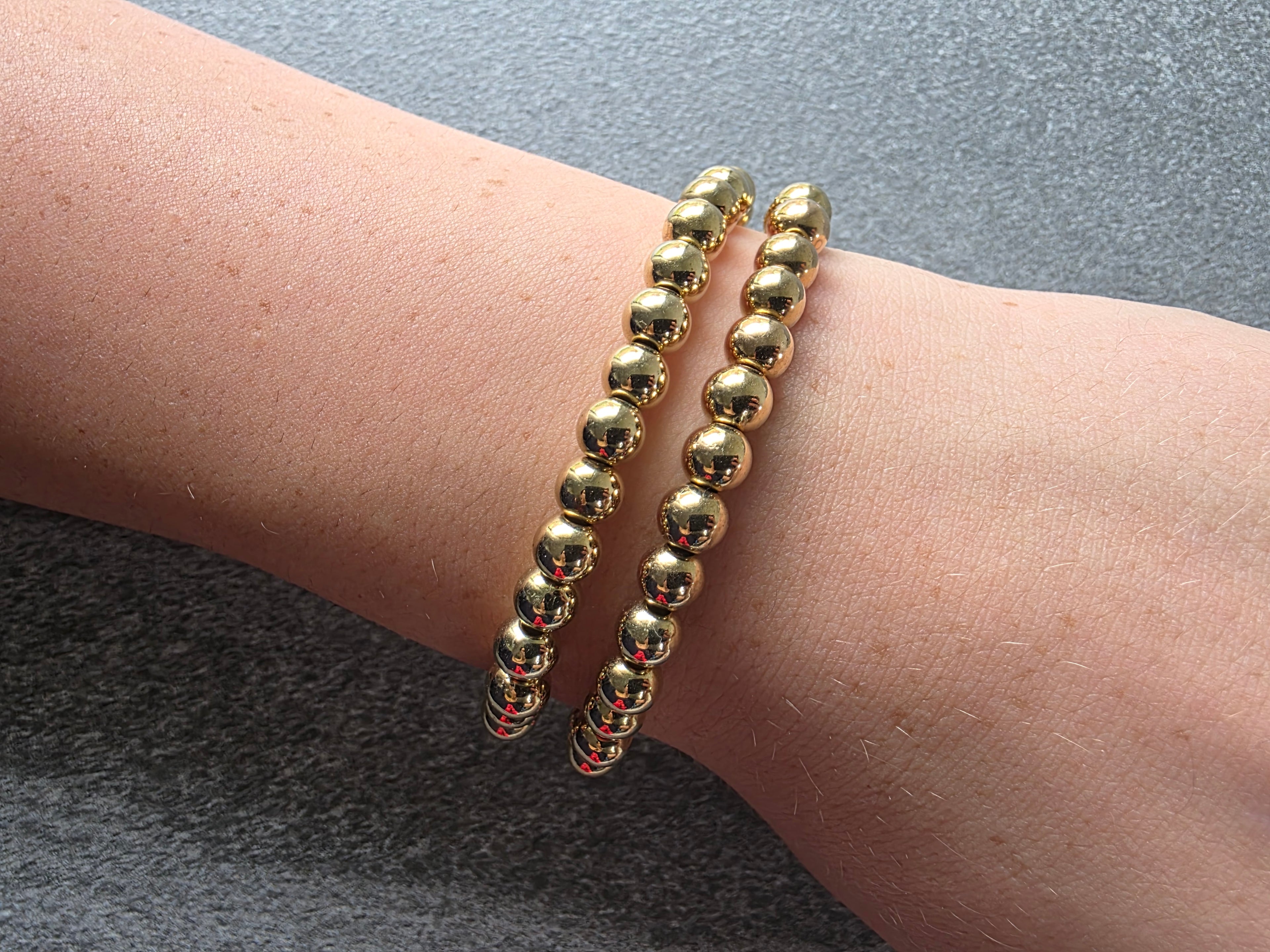 Celia Gold Beaded Bracelet