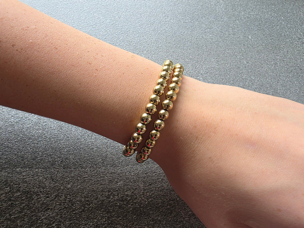 Celia Gold Beaded Bracelet