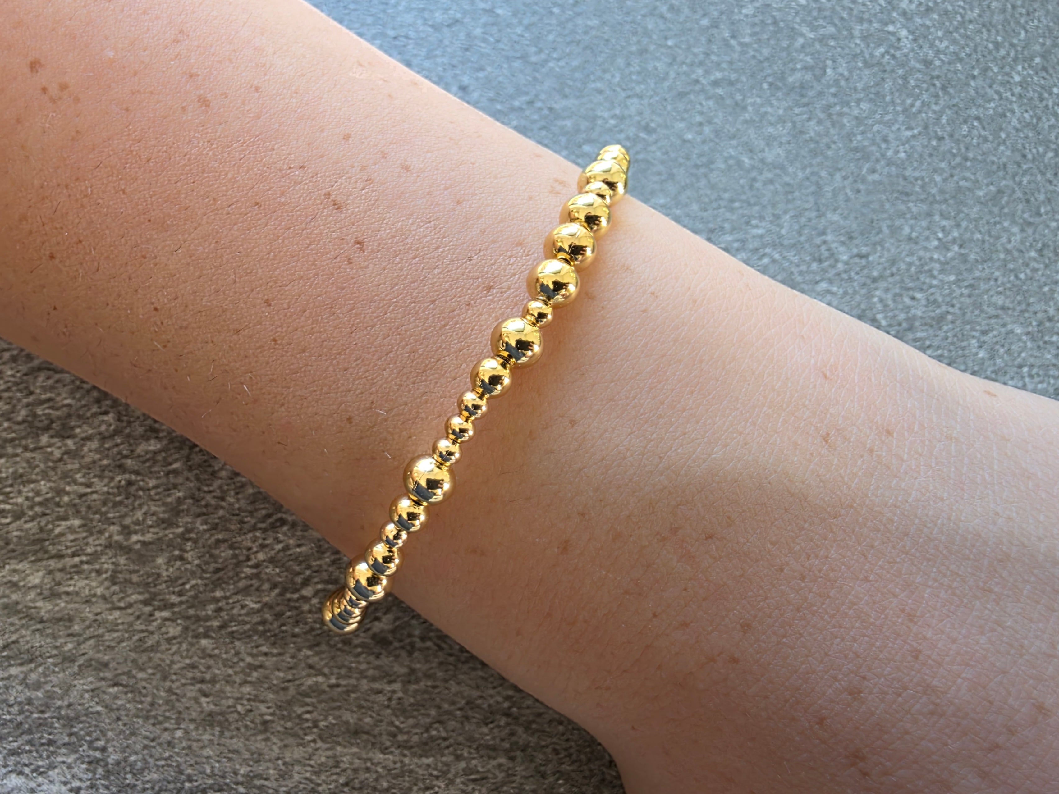 Semira Gold Beaded Bracelet