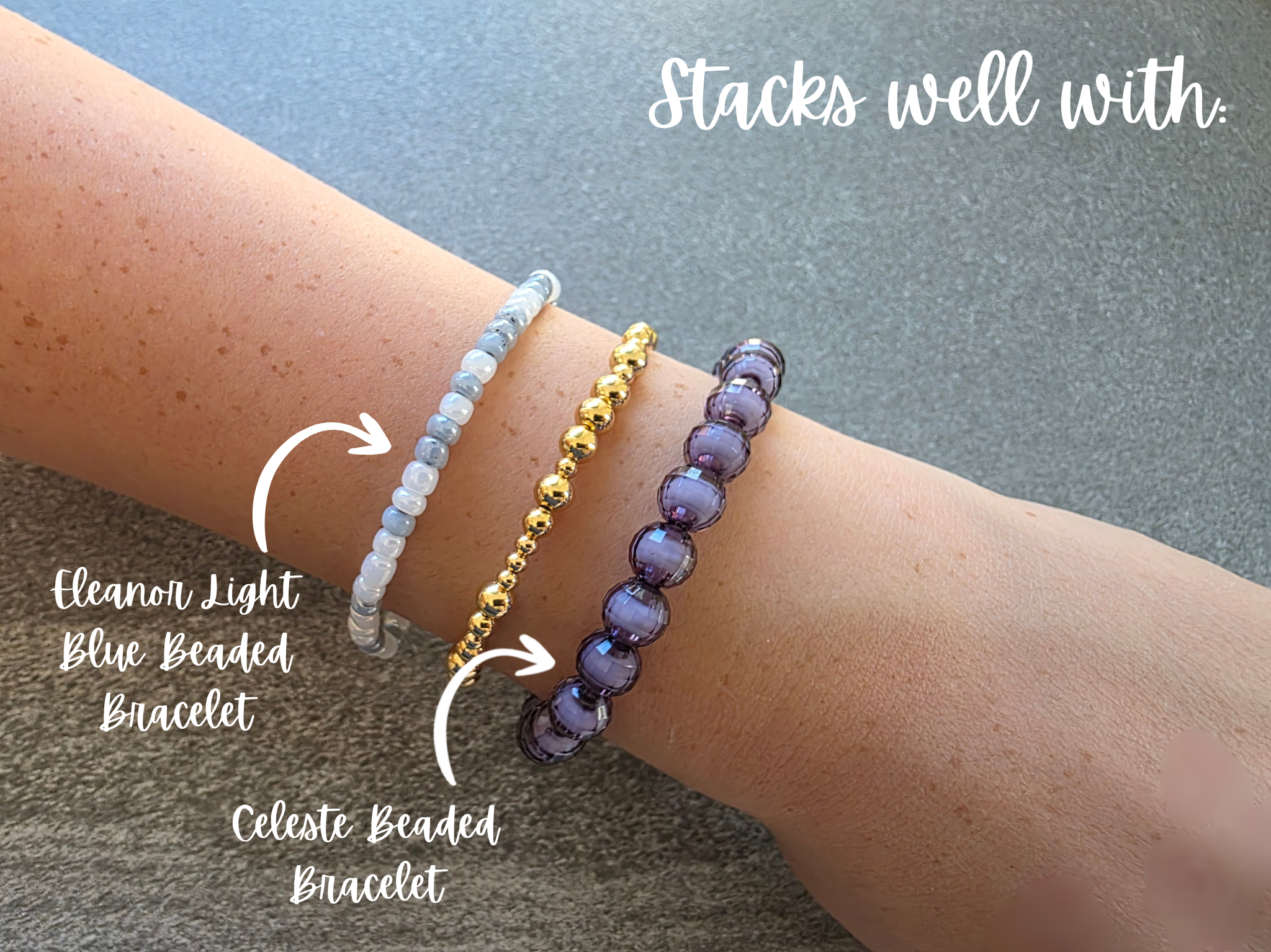 Semira Gold Beaded Bracelet